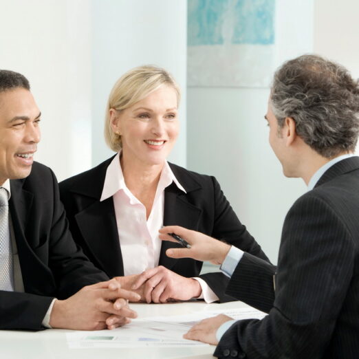 A business discussion